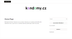 Desktop Screenshot of kondomy.cz